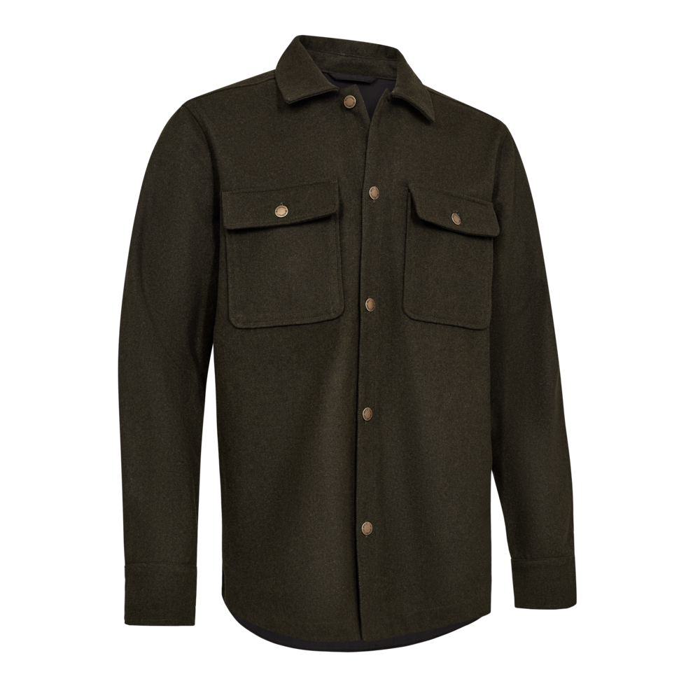 Deerhunter TATRA Overshirt – vastag gyapjúkeverék férfi felső ing – 8858 – Loden Wood – erdei lódenszín (374) – gyári termékfotó