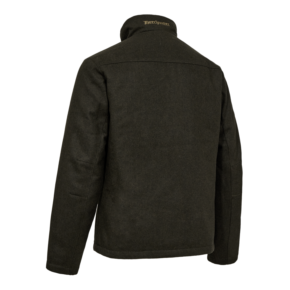 Deerhunter TATRA Padded Jacket – bélelt gyapjúkeverék férfi kabát – 5861 – Loden Wood – erdei lódenszín (374) – hátulnézet