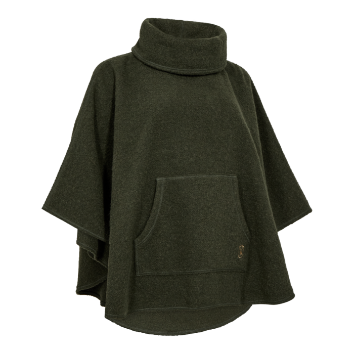 Deerhunter WILDER poncsó – női – 8709 – Loden Wood – erdei lódenszín (374) – elölnézet