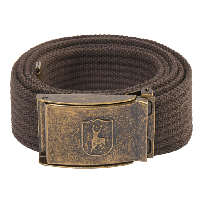 Deerhunter rugalmas vászonöv 8294 – Otter Brown – vidrabarna (544) – elölnézet