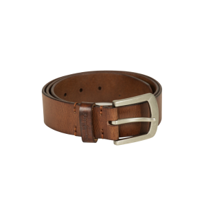 Deerhunter valódi bőr vadászöv 8111 – Cognac Brown – konyakbarna (537) – elölnézet