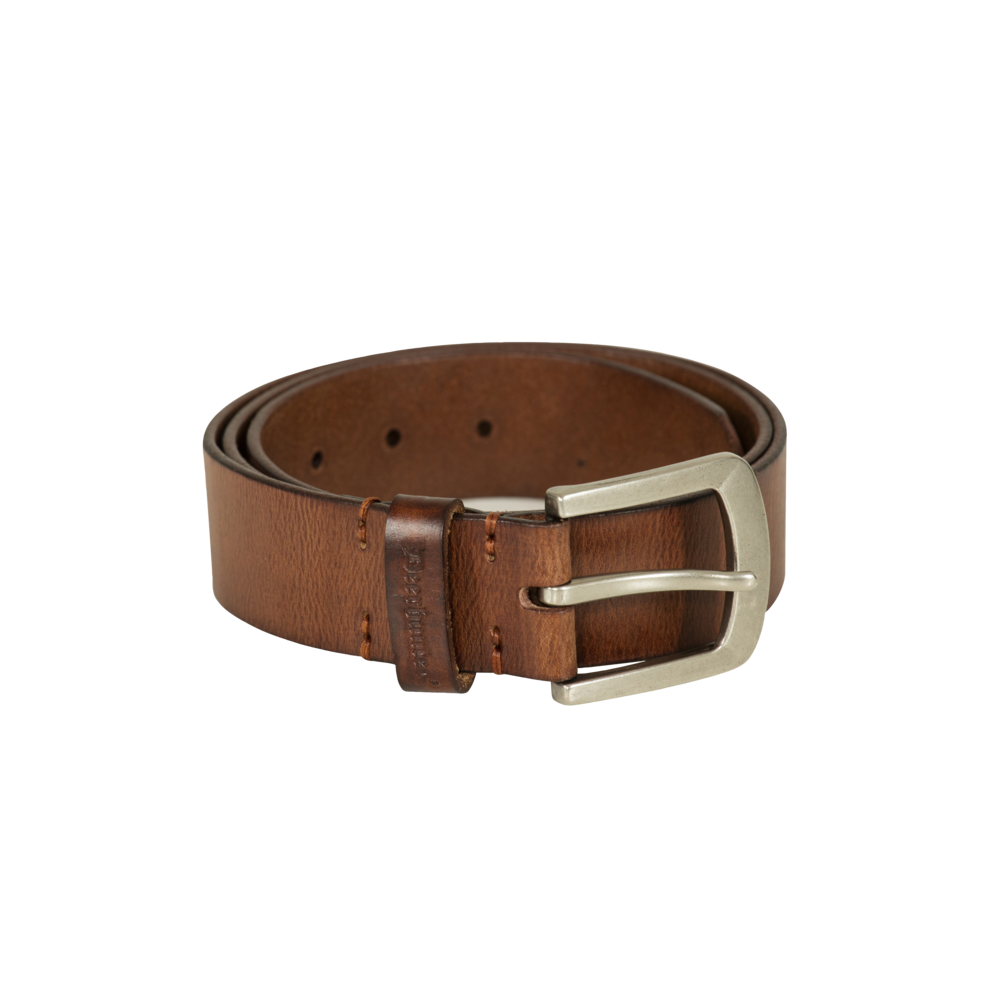 Deerhunter valódi bőr vadászöv 8111 – Cognac Brown – konyakbarna (537) – elölnézet