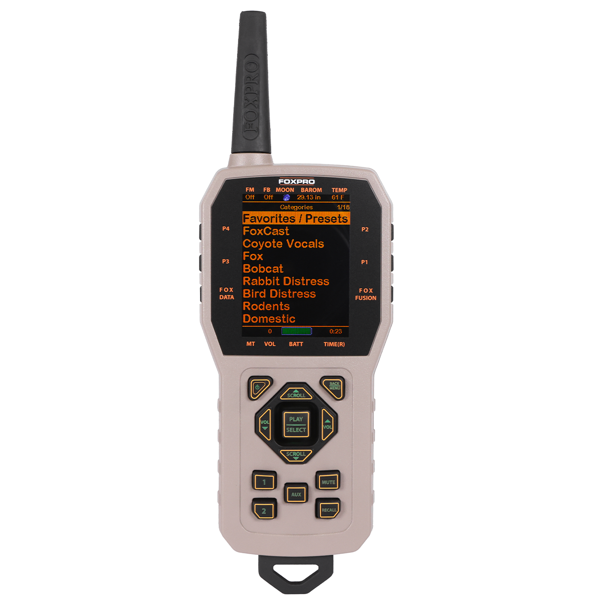 TX1000 színes LCD-kijelzős távirányító