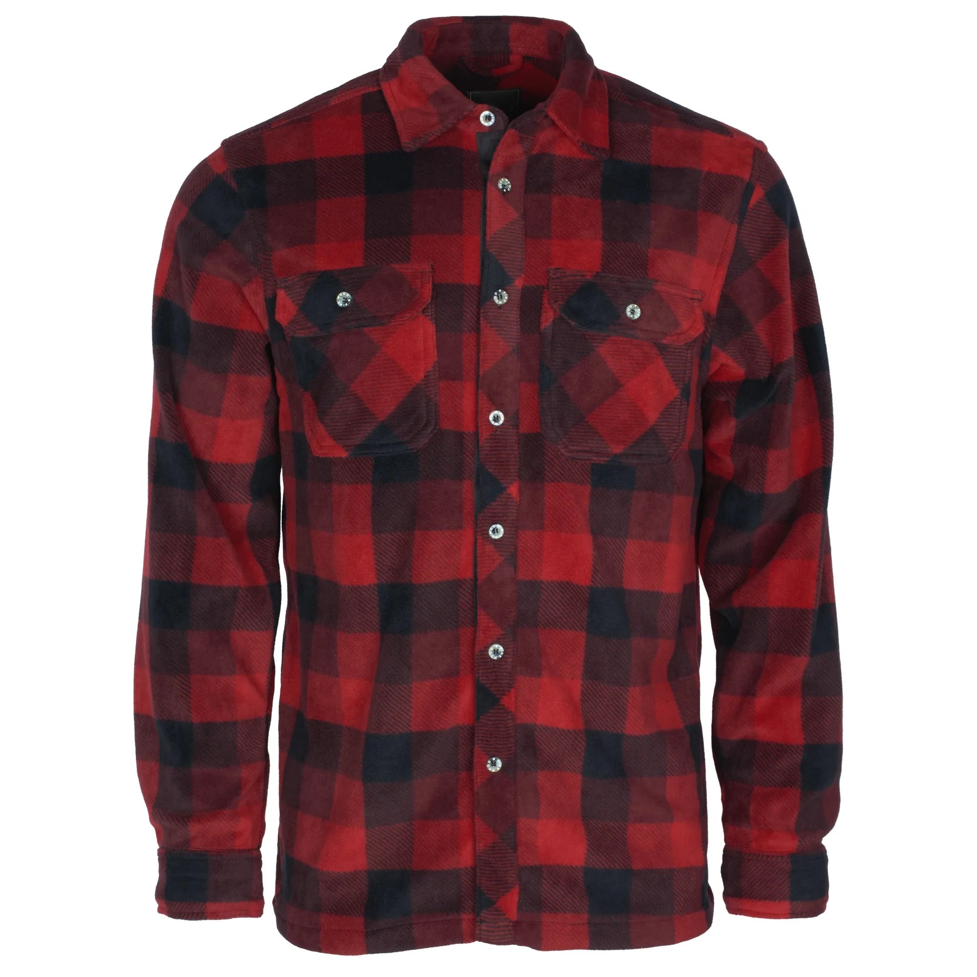 Finnveden Canada Fleece Shirt M's – Red/Black (518) – 5063