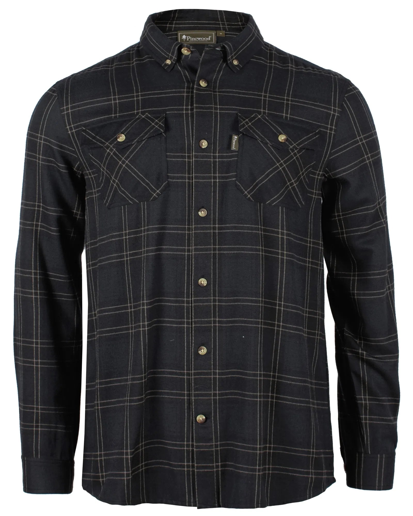 Finnveden Forest Flannel Shirt M's – D.Navy/Black (394) – 5370