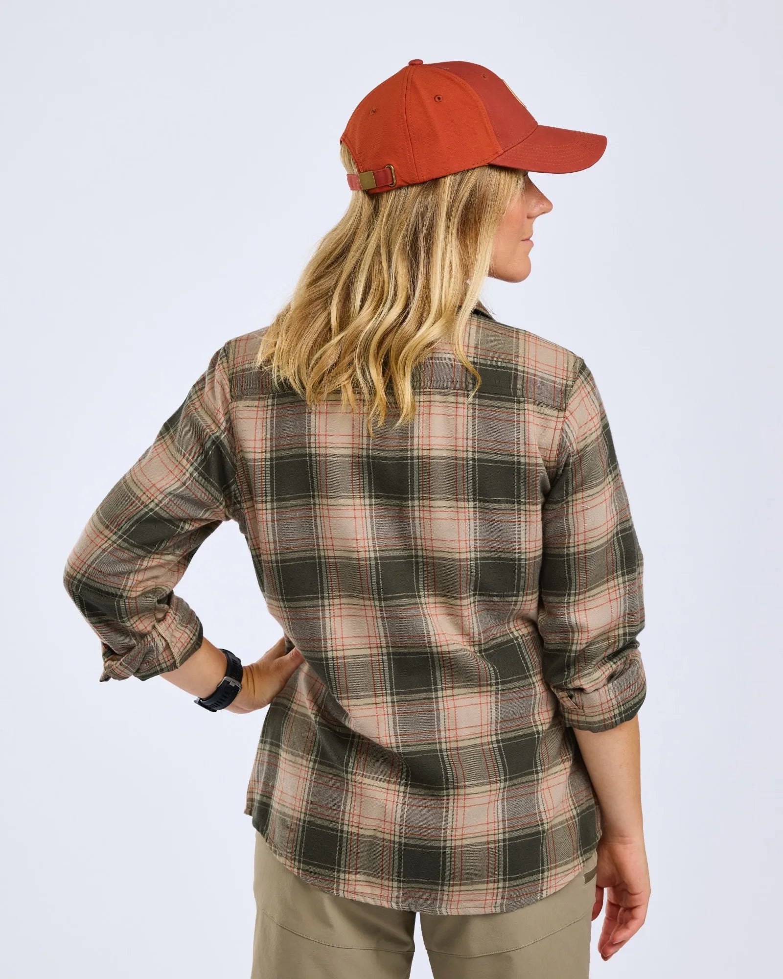 Finnveden Forest Flannel Shirt W's – Olive/D.Green (151) – 3370