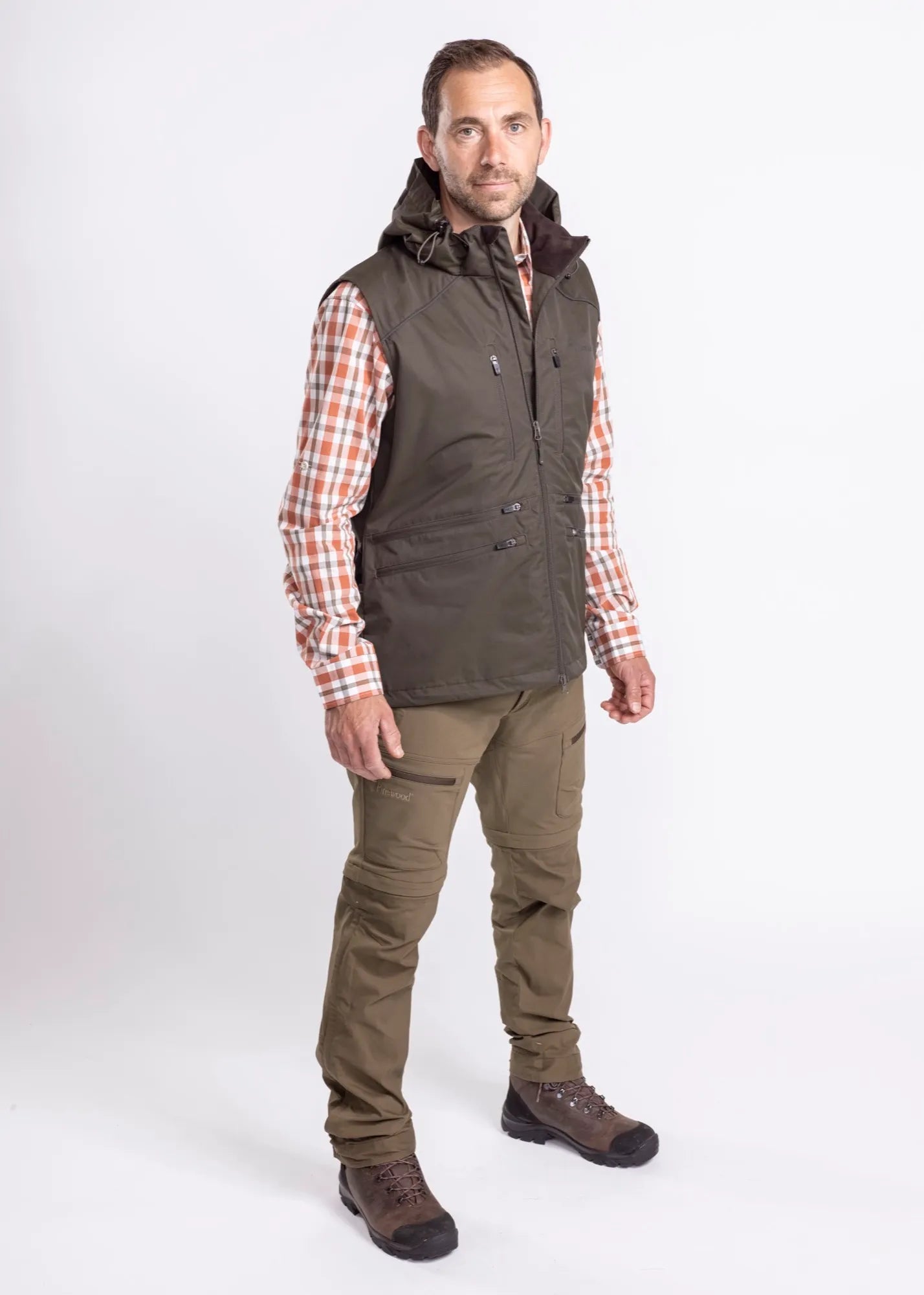 Finnveden Hybrid Zip-Off Trousers M's – H.Olive (713) – 5306
