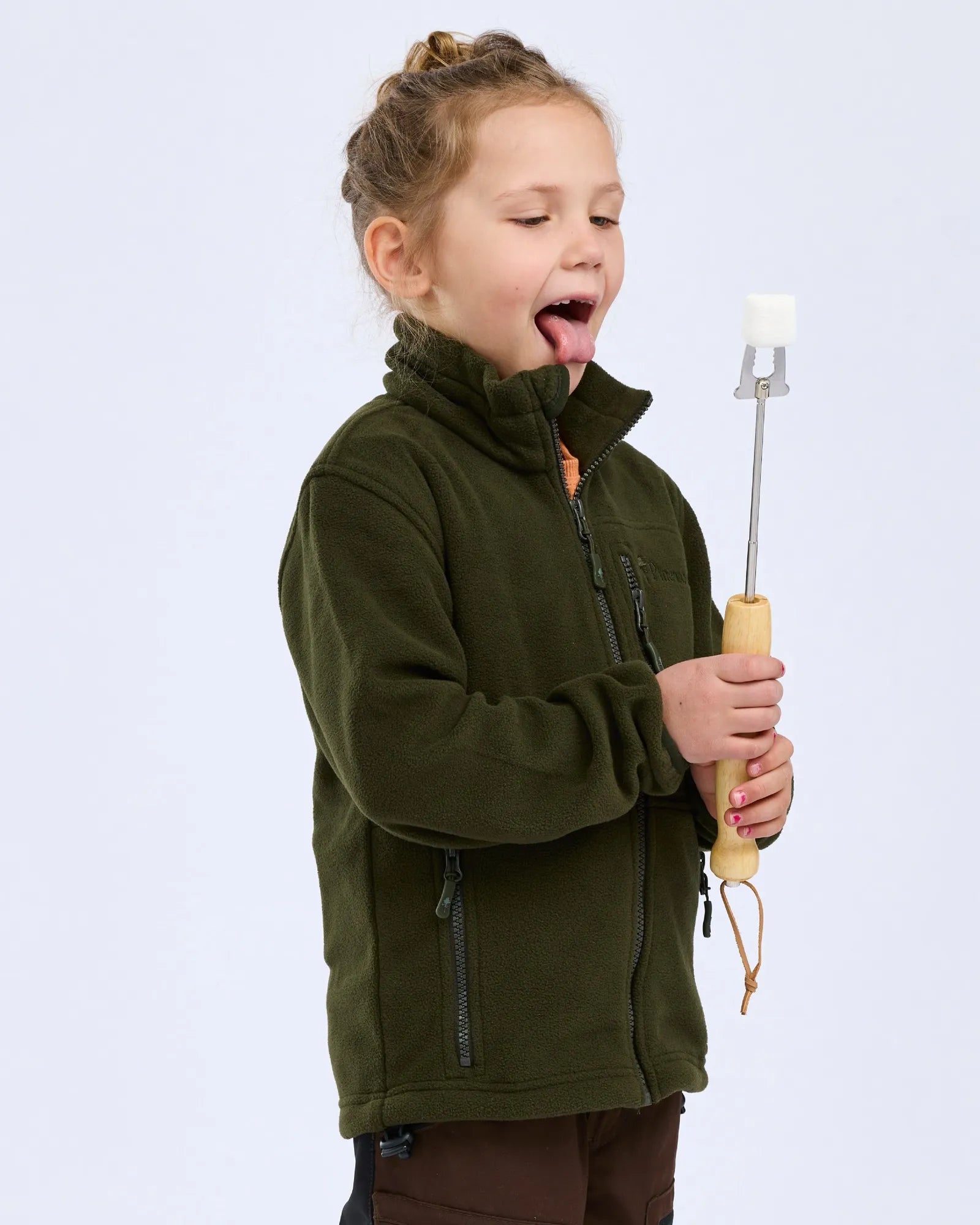Finnveden Kids Fleece Jacket – Green (100) – 6065