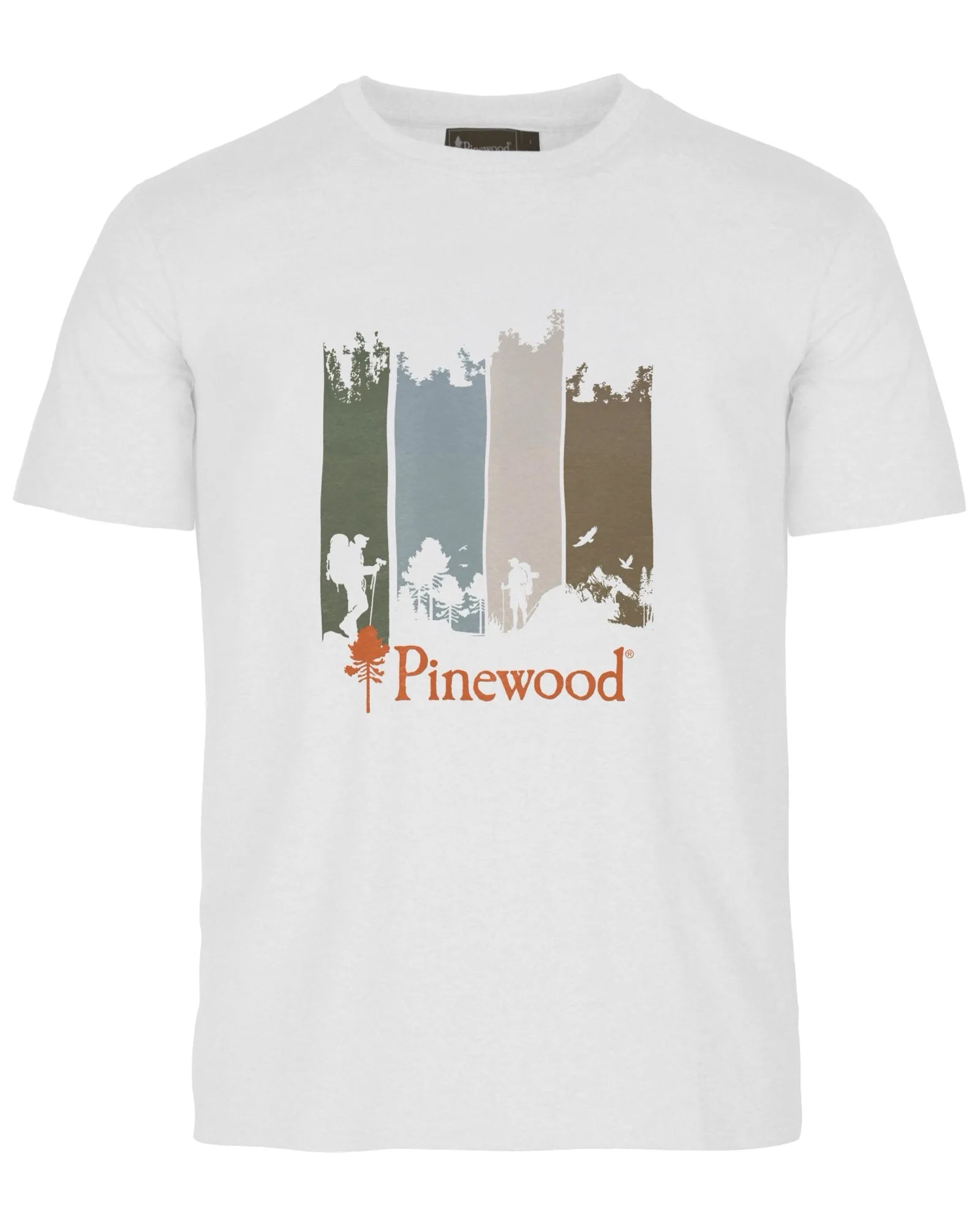 Finnveden Recycled Outdoor T-shirt M's – WhiteMel Adventure (622) – 5449