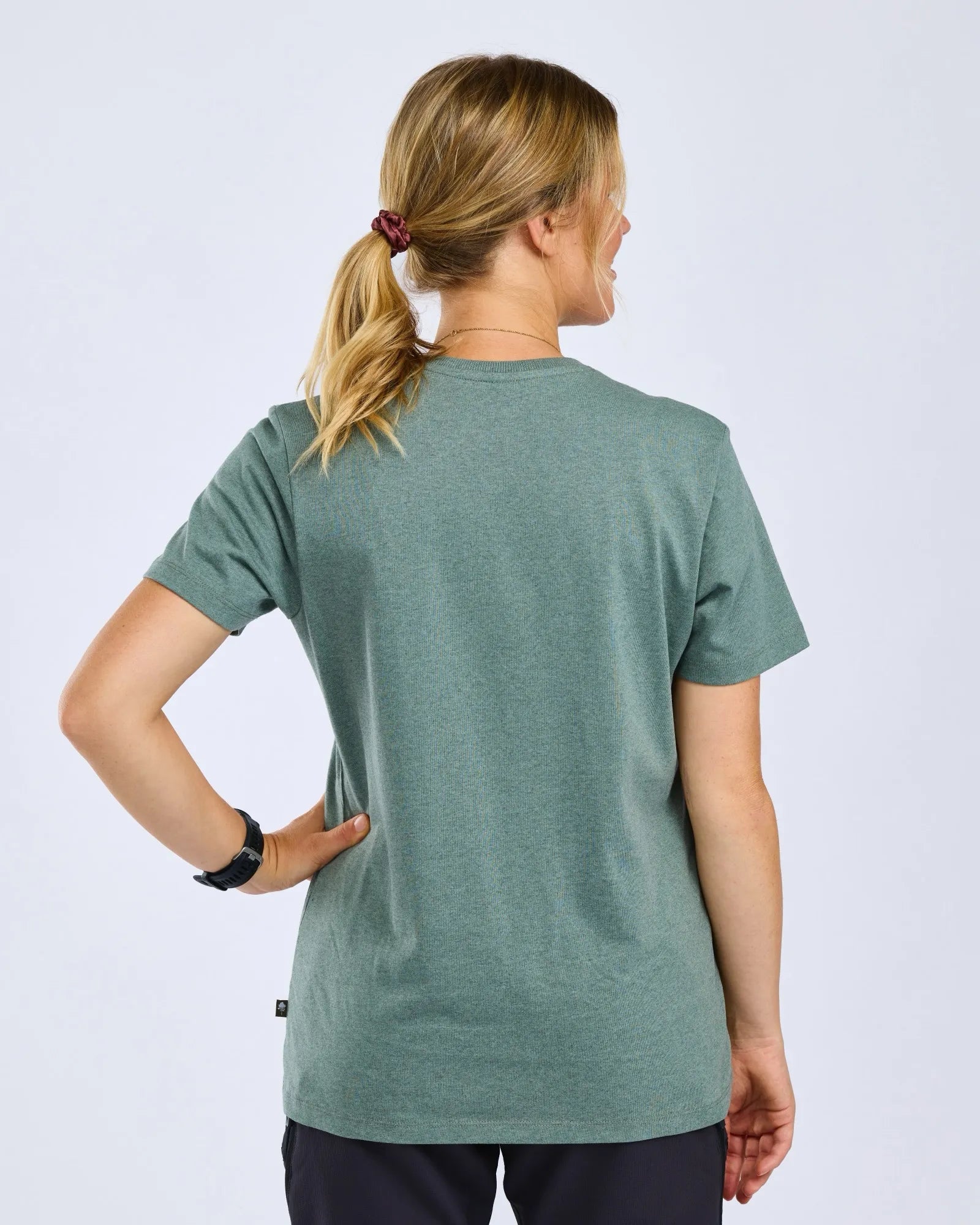 Finnveden Recycled Outdoor T-shirt W's – AquaGr.Mel Campsite (469) – 3449