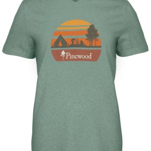 Finnveden Recycled Outdoor T-shirt W's – AquaGr.Mel Campsite (469) – 3449