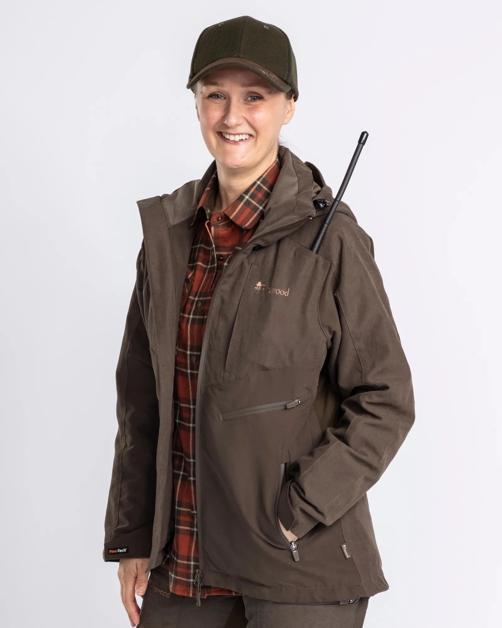 Furudal Caribou Hunt Extreme Jacket W's – Suede Brown/D.Olive (244) – 3984
