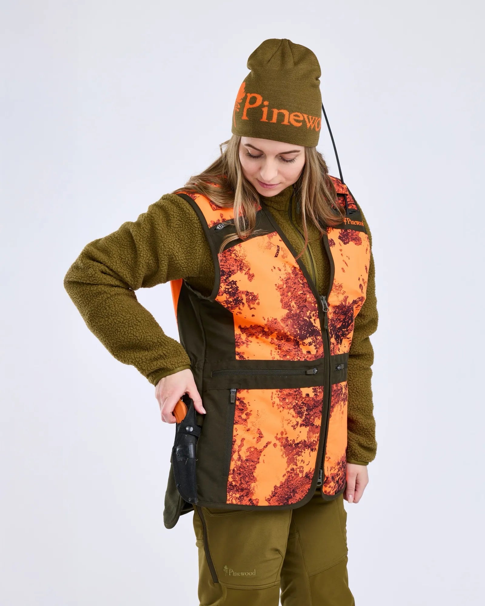 Furudal Hunter Pro 2.0 Camou Vest W's – Strata Blaze/Moss Gr (990) – 3721