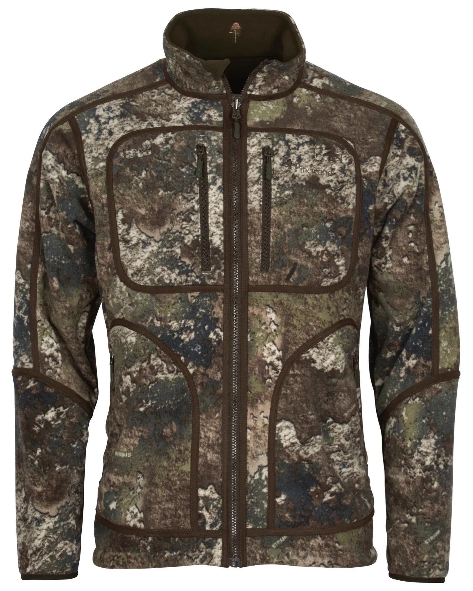 Furudal Reversible Camou Fleece Jacket M's – H.Brown/Strata (268) – 5618