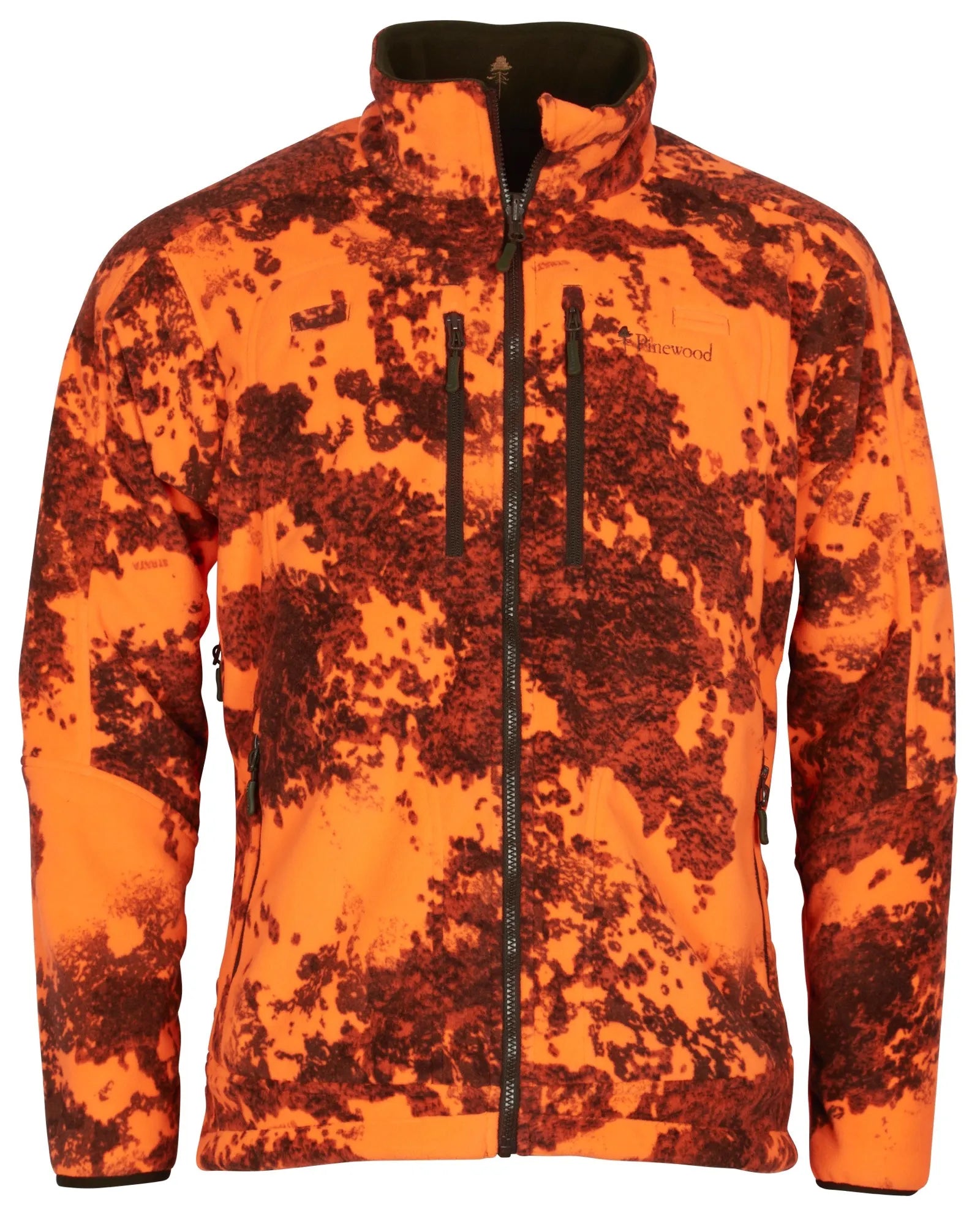 Furudal Reversible Camou Fleece Jacket M's – H.Brown/Strata Blaze (269) – 5618