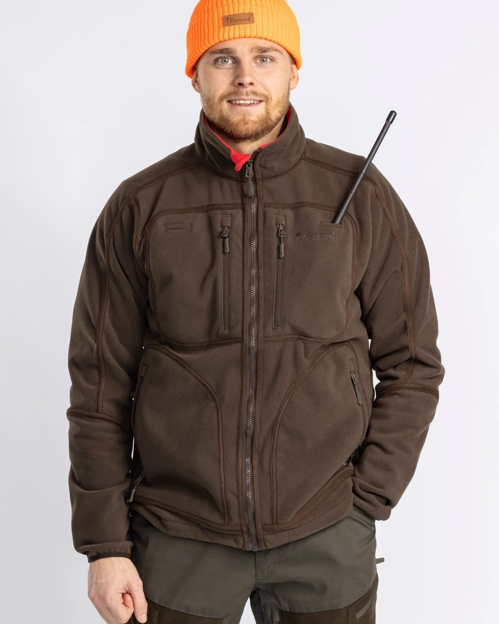 Furudal Reversible Fleece Jacket M's – H.Brown/Red (267) – 5718