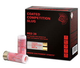 GECO COATED COMPETITION SLUG RED 28 12/67,5 – 2432032 – eredeti 2026-os gyári csomagoláskép