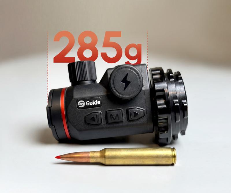 GUIDE O435CS 285 grammos tömegének szemléltetése