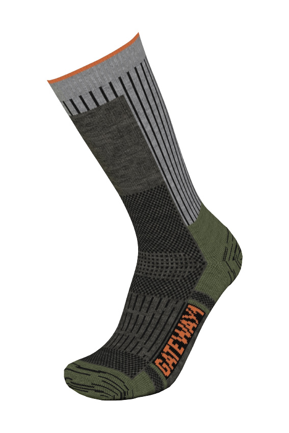 Gateway1 Boot calf sock zokni – 900102003 – Olive grey (2150)