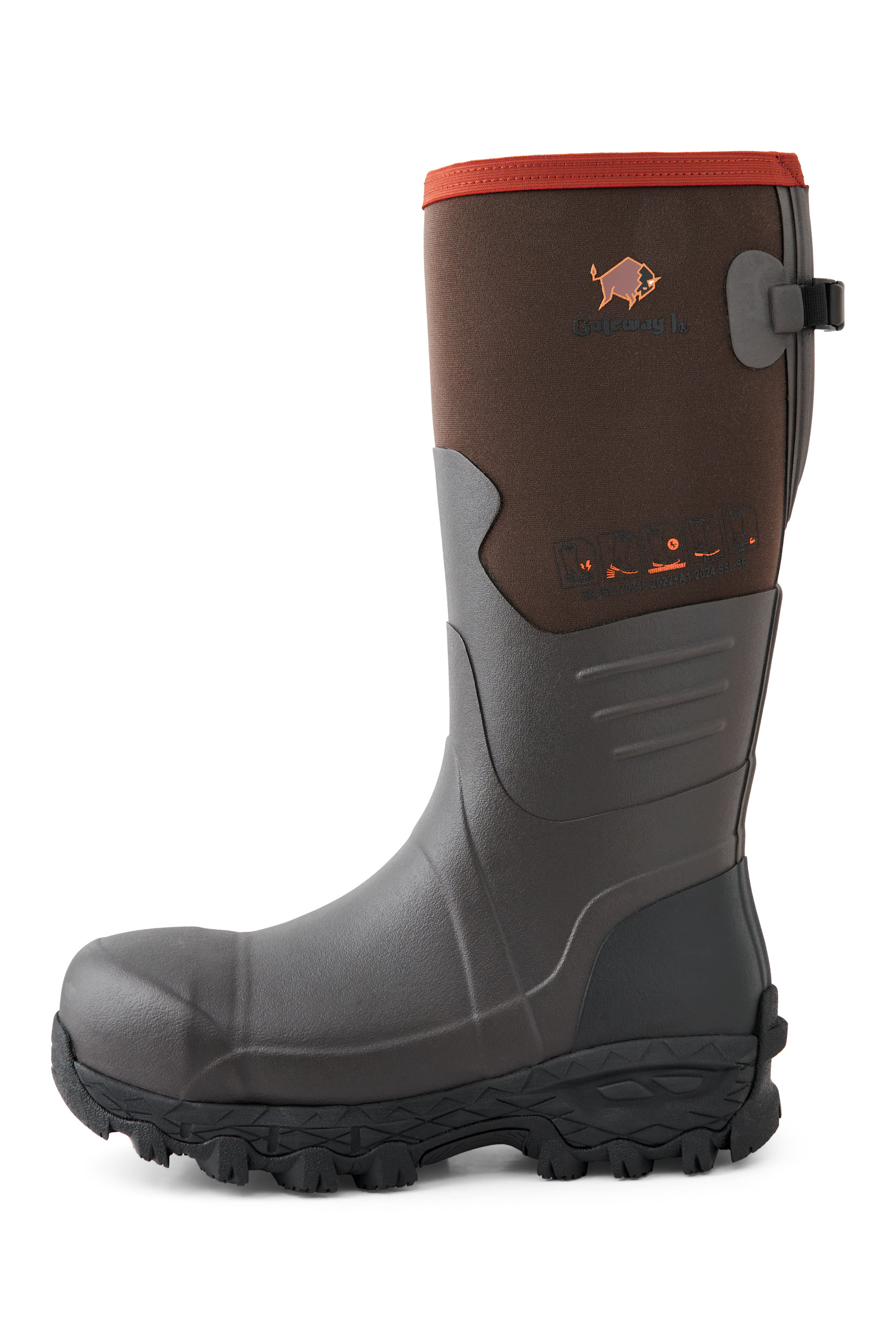Gateway1 Country 17" 4mm Nano ST™ PR™ férfi gumicsizma – 100101010 – Dark brown (1047)