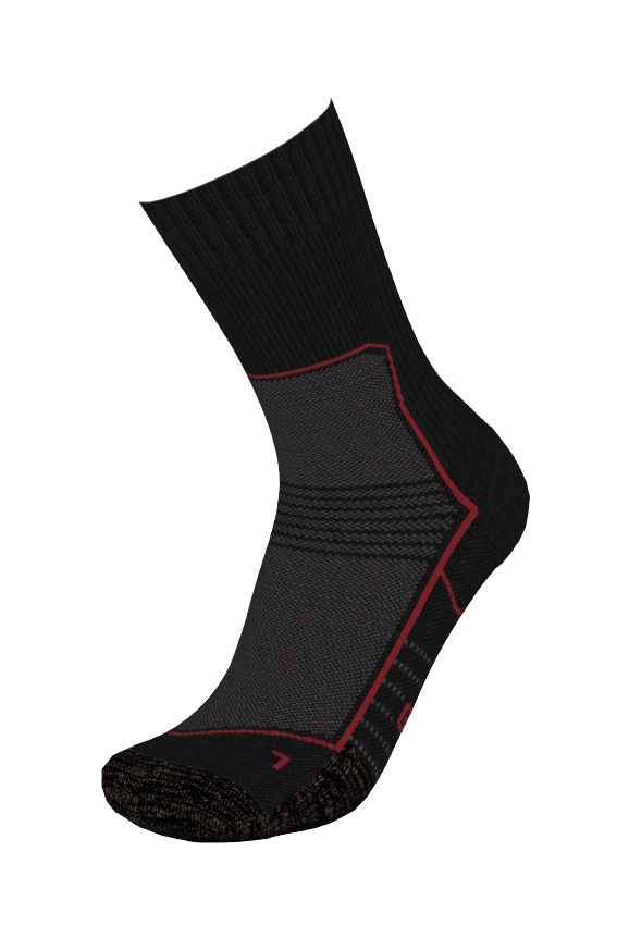Gateway1 Daywalker Crew Sock merinókeverék zokni – 900102004 – Black (1036)