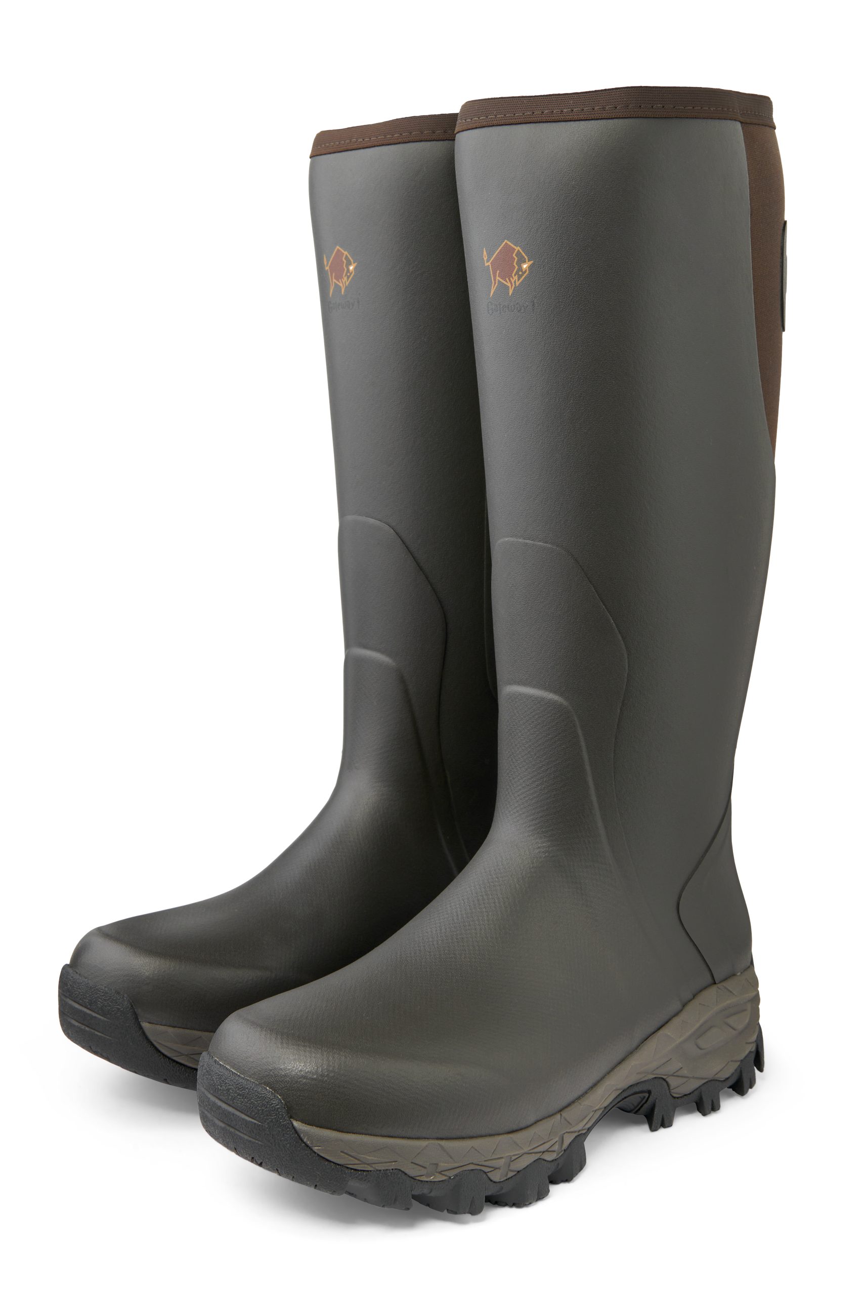 Gateway1 Moor Country 18" 3mm side-zip gumicsizma – 100101040 – Dark brown (1047)