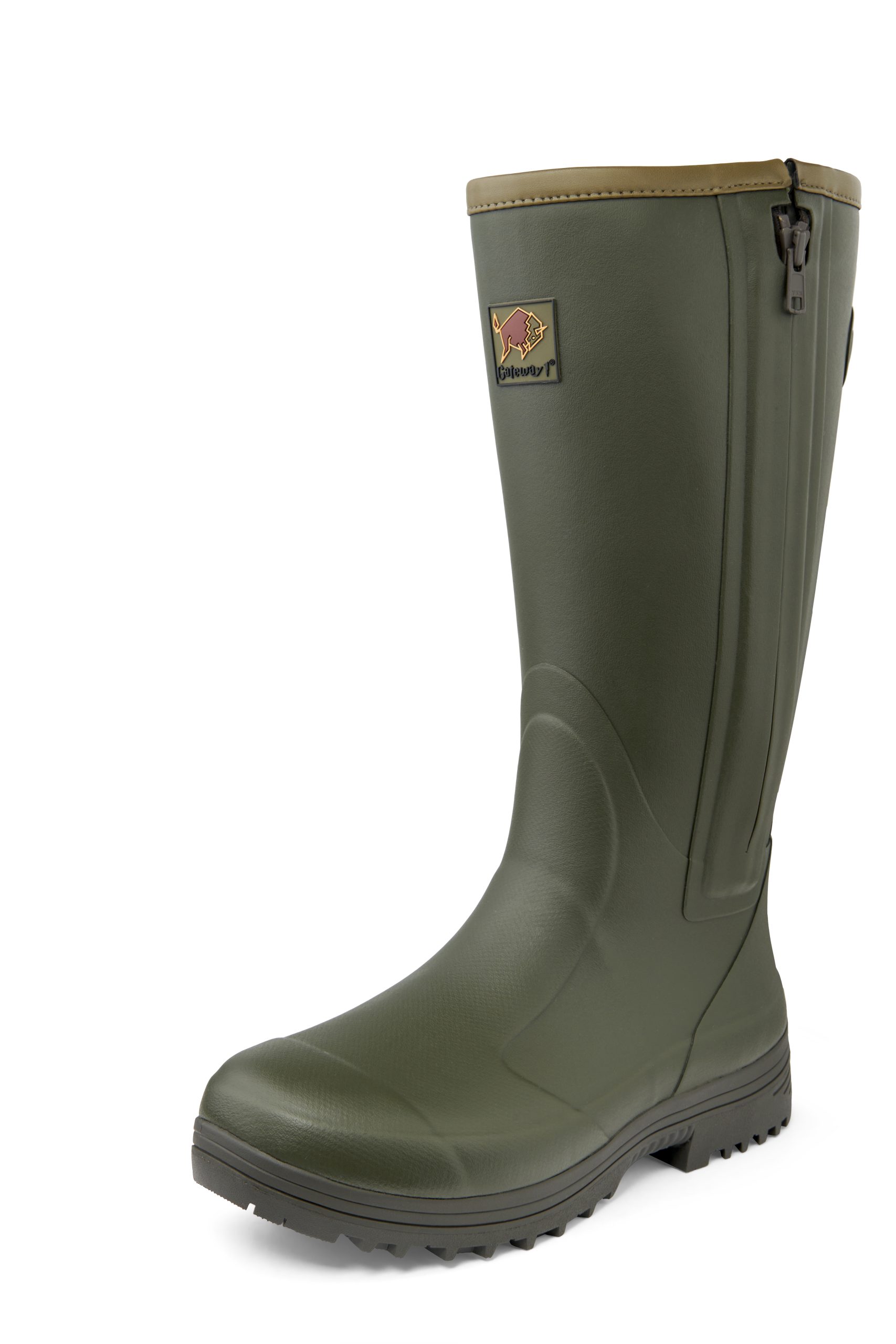 Gateway1 Pheasant Game 18" 5mm Side-Zip férfi gumicsizma – 100101007 – Dark olive (2145)