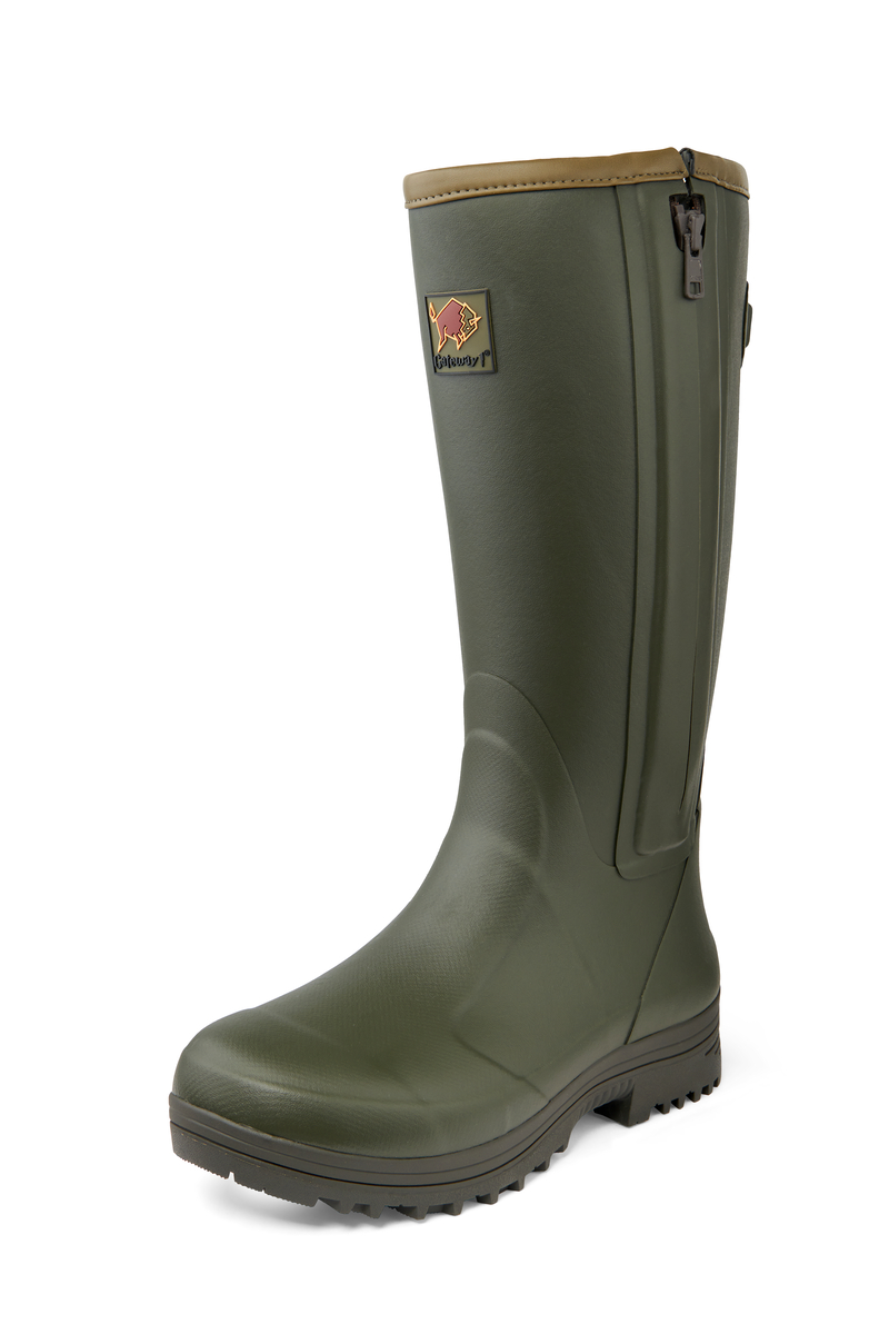 Gateway1 Pheasant Game Lady 17" 5mm Side-Zip női gumicsizma – 100101014 – Dark olive (2145)