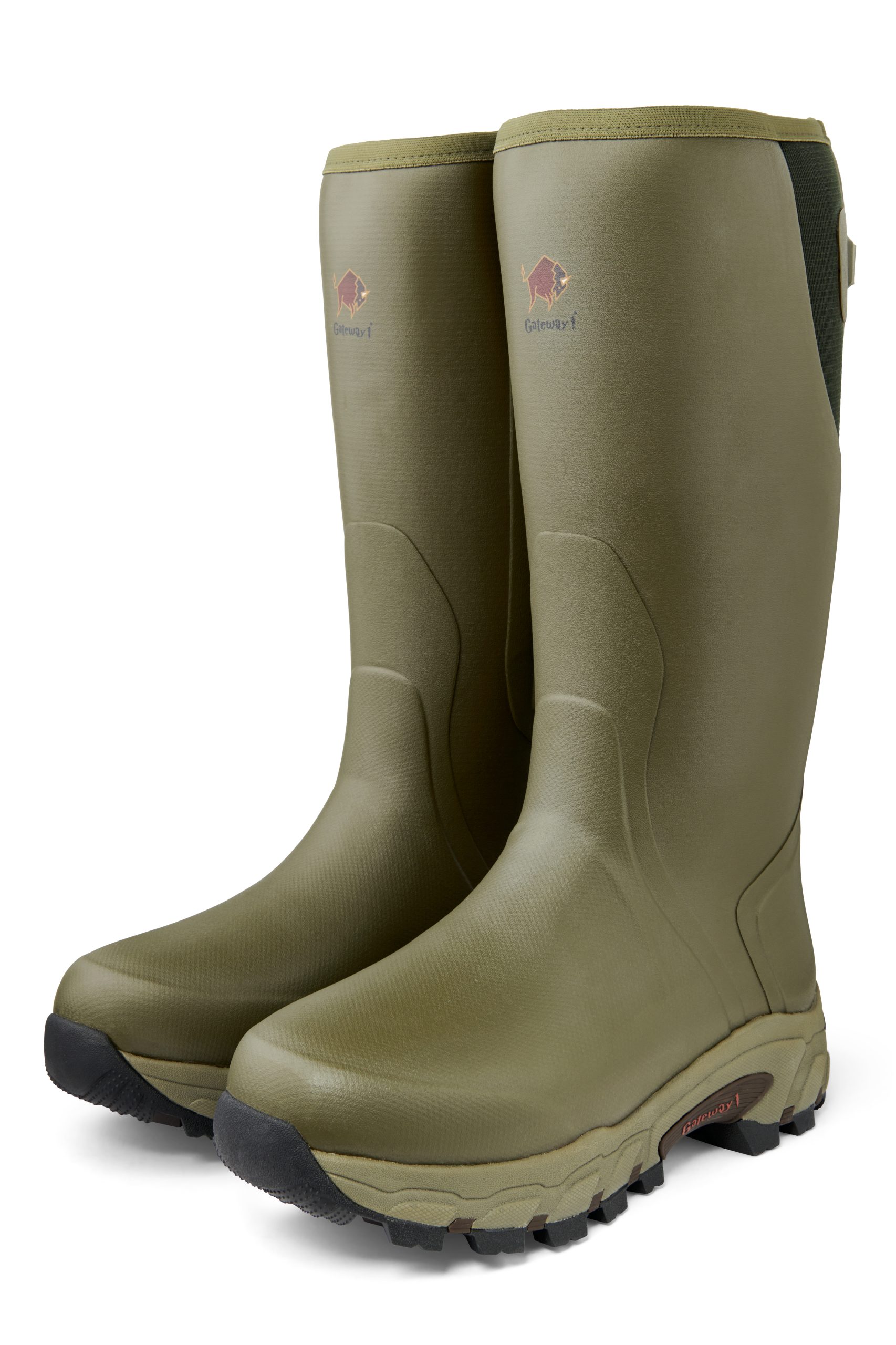Gateway1 Pro Shooter 18" 7mm side-zip gumicsizma – 100101001 – Olive (2148)