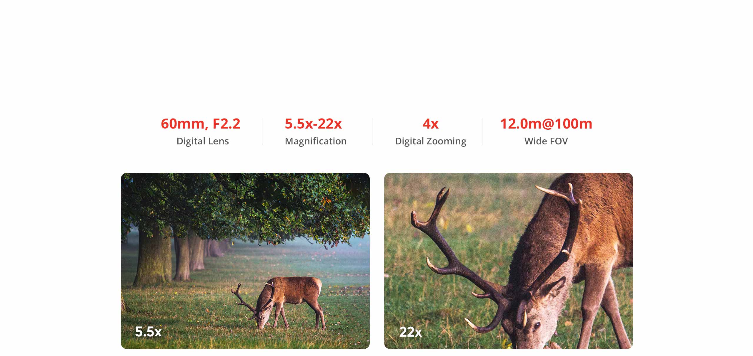 HABROK 4K HE25L – 60 mm-es digitális objektív, 5,5–22× nagyítás