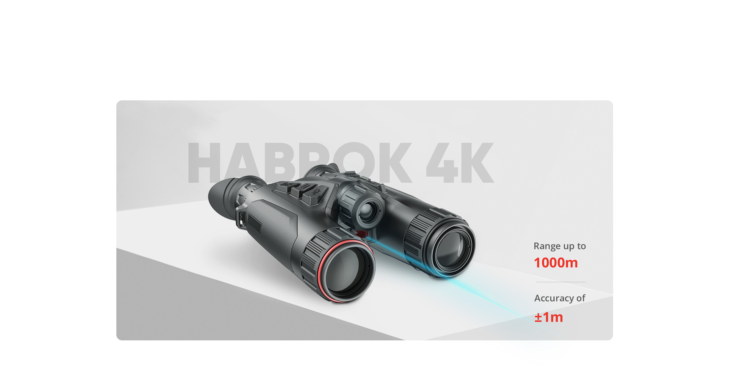 HABROK 4K – beépített 1000 méteres lézeres távolságmérő