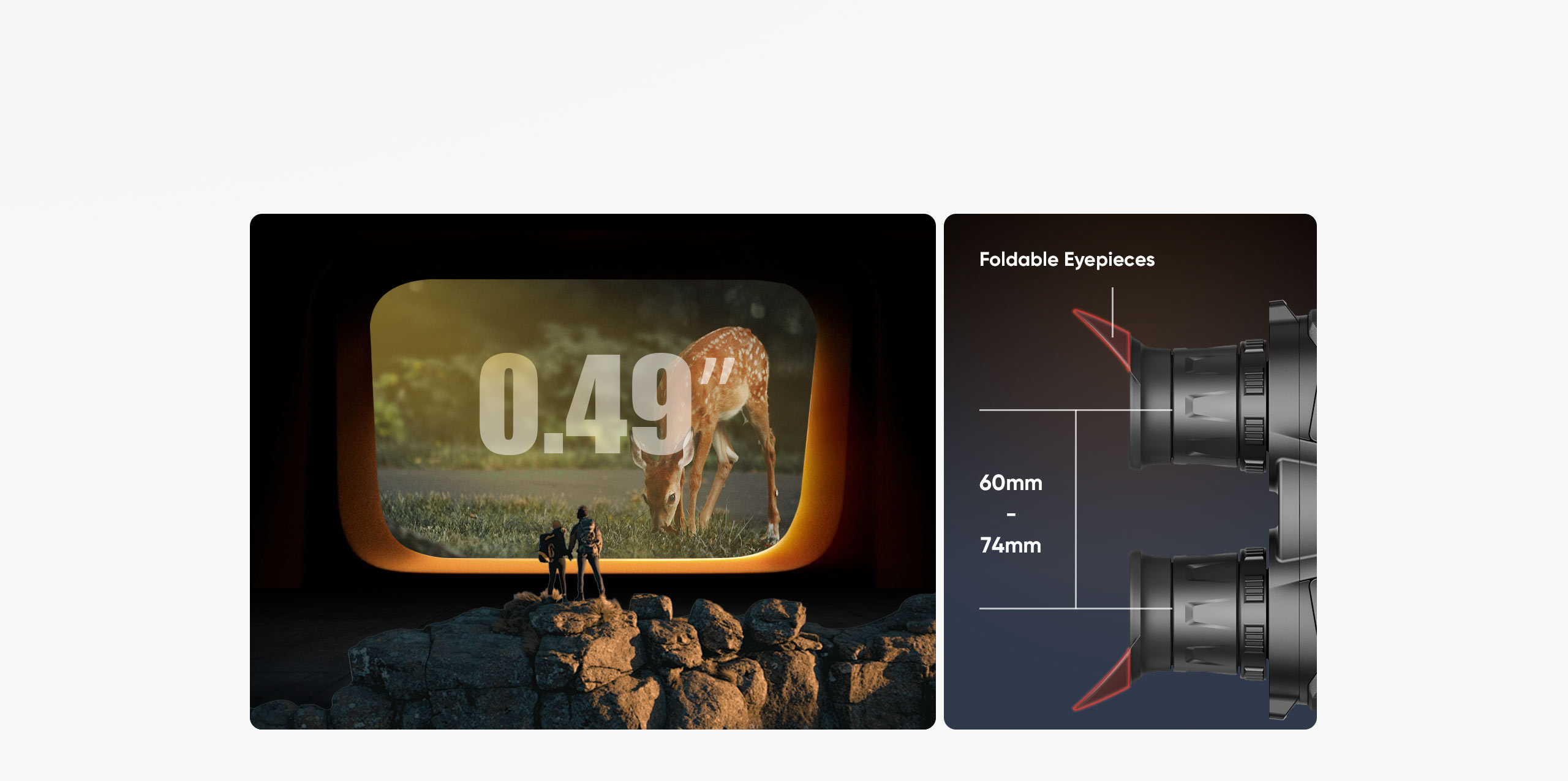 HABROK PRO – OLED betekintés és szemhez állítás