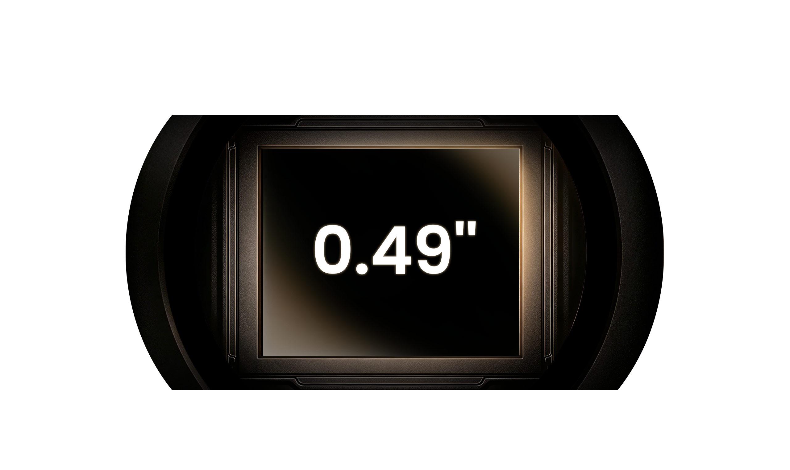 HIKMICRO NEOS sorozat: 0,49 hüvelykes AMOLED megjelenítés.