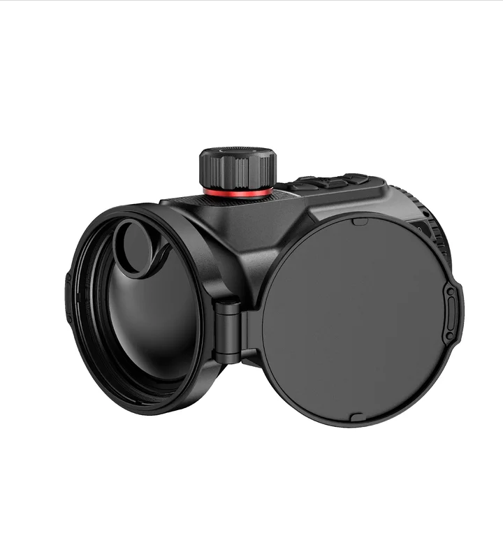 HIKMICRO THUNDER TX70CL 4.0 gyári termékfotó, nyitott objektívfedéllel