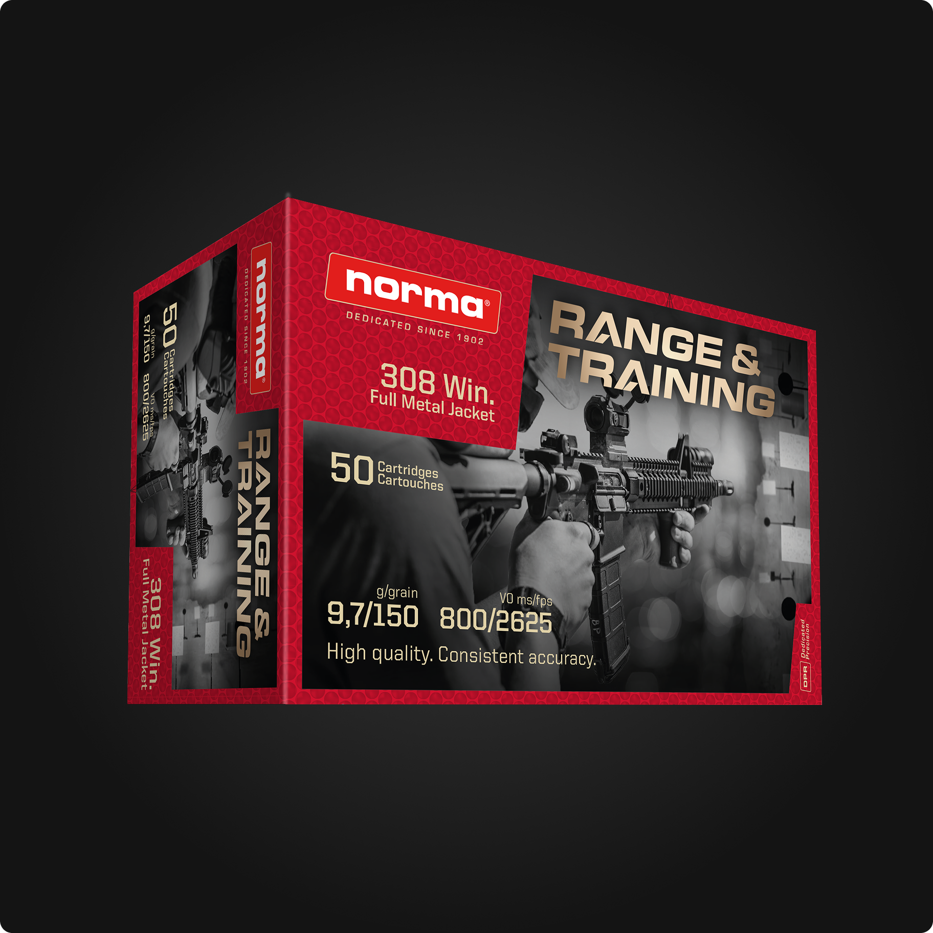 Norma Range & Training – gyári csomagolásillusztráció a gyártó honlapjáról