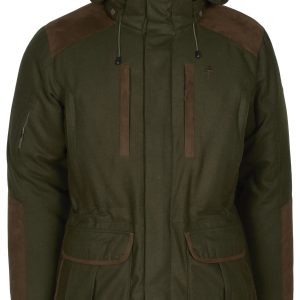 Nydala Insulation Wool Parka M's – Mossgreen/Suede Brown (182) – 5813