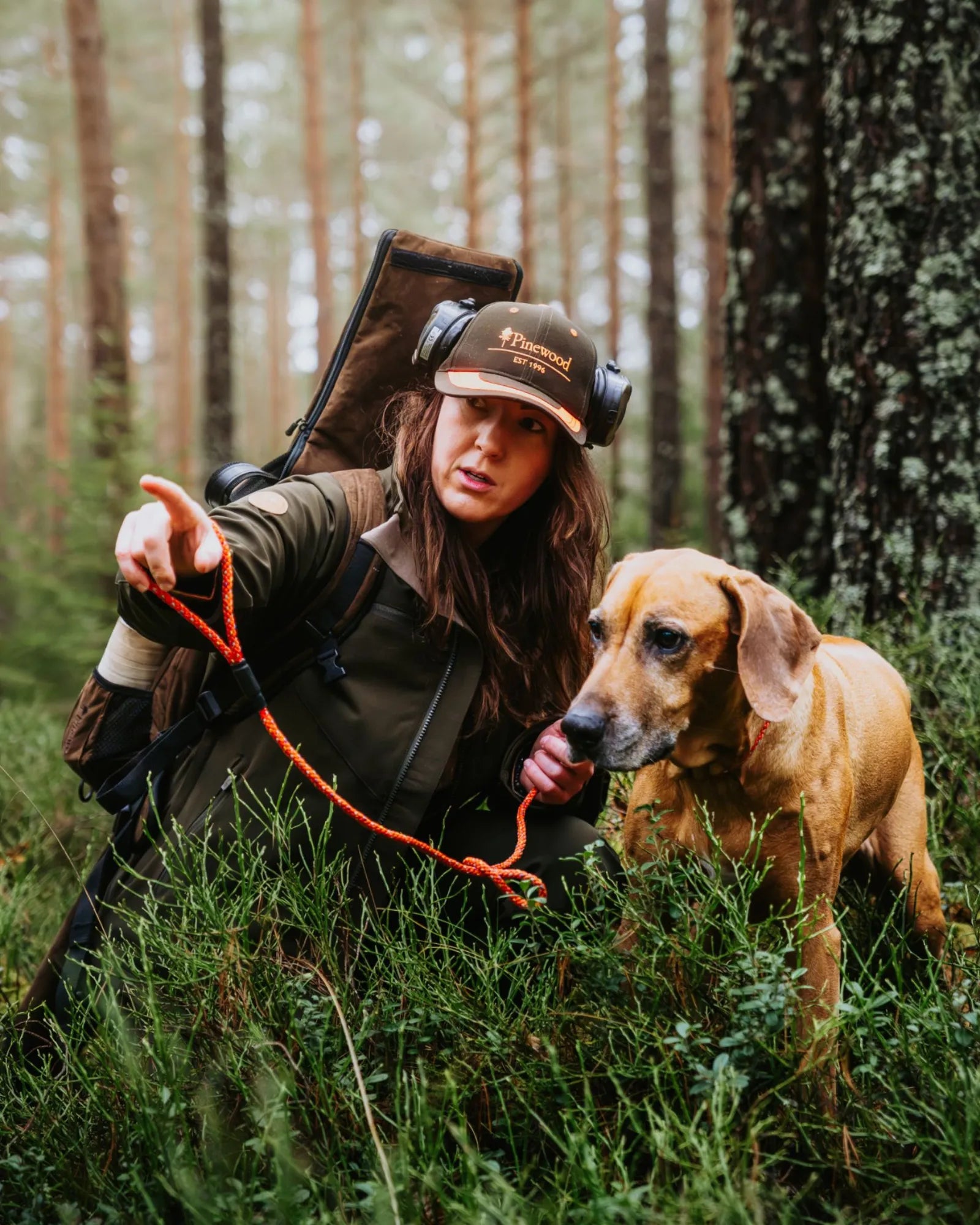 Pinewood® 2 - Color Cap – Mossgreen/Orange (192) – 9294