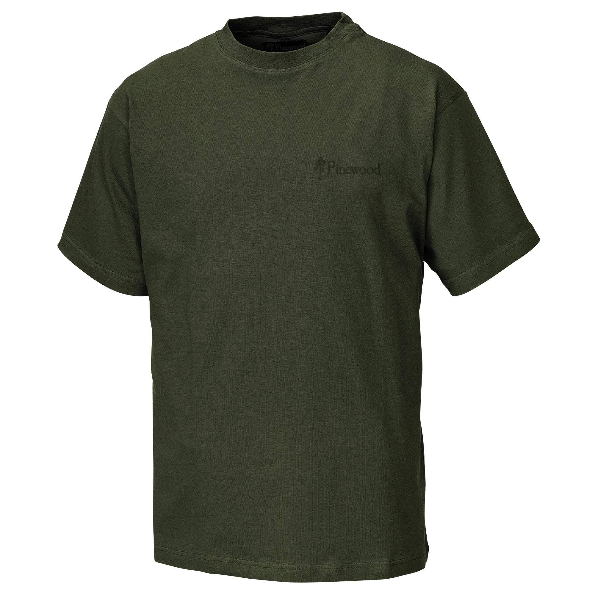 Pinewood® 2-Pack T-shirt M's – Green (100) – 9447