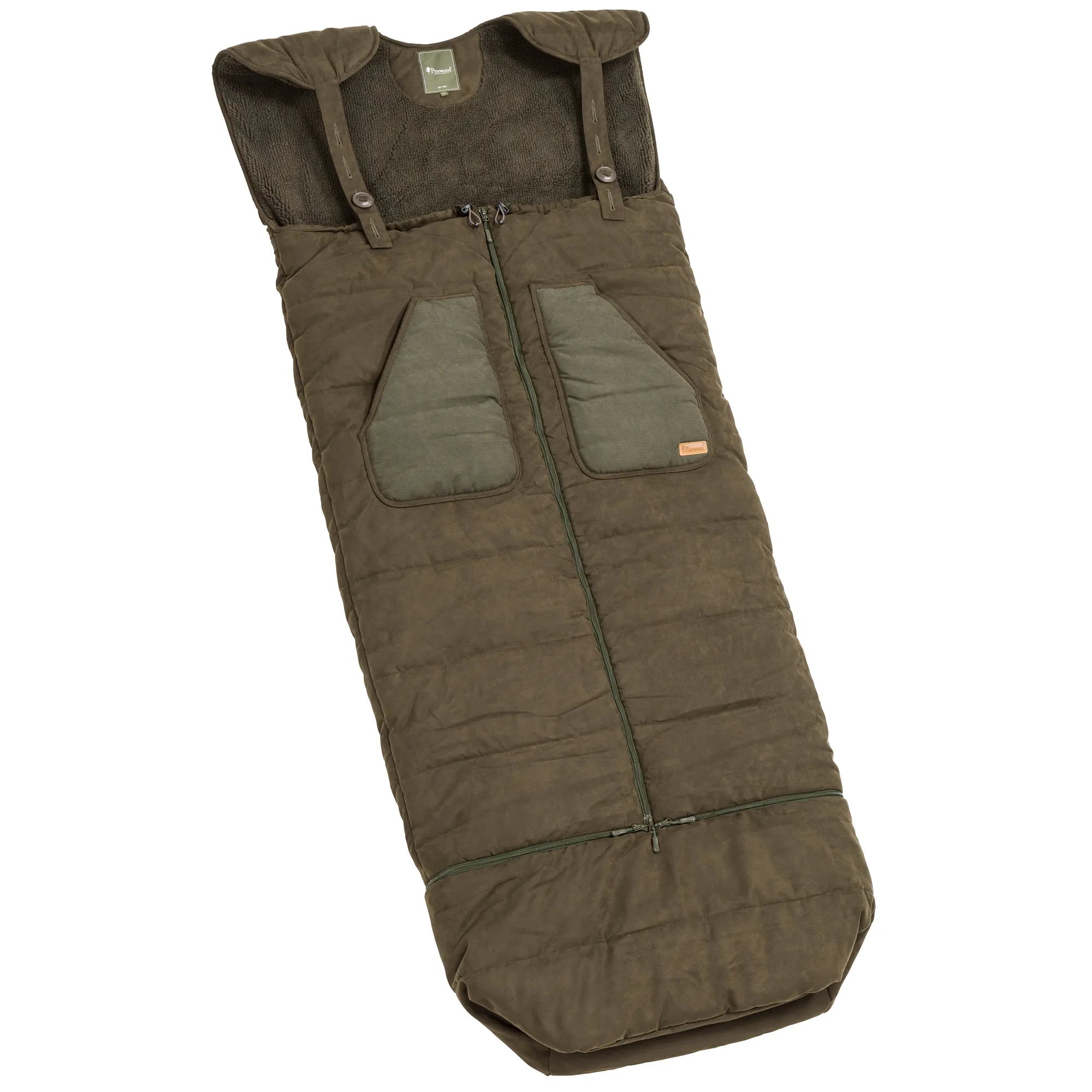 Pinewood® Abisko Sitting bag – Suede Brown (241) – 5886