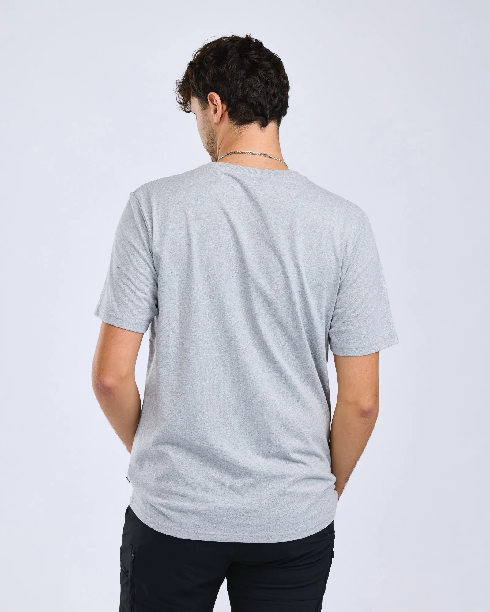 Pinewood® Birding T-shirt M's – L.Grey Mel Combo (470) – 5457