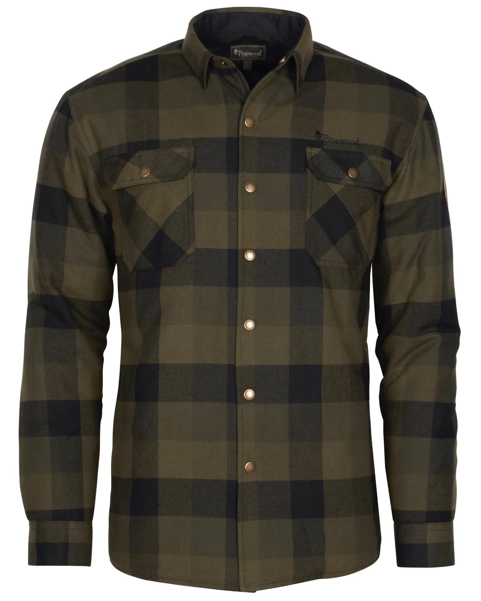 Pinewood® Canada Classic 2.0 Shirt M's – Green/Black (101) – 5000