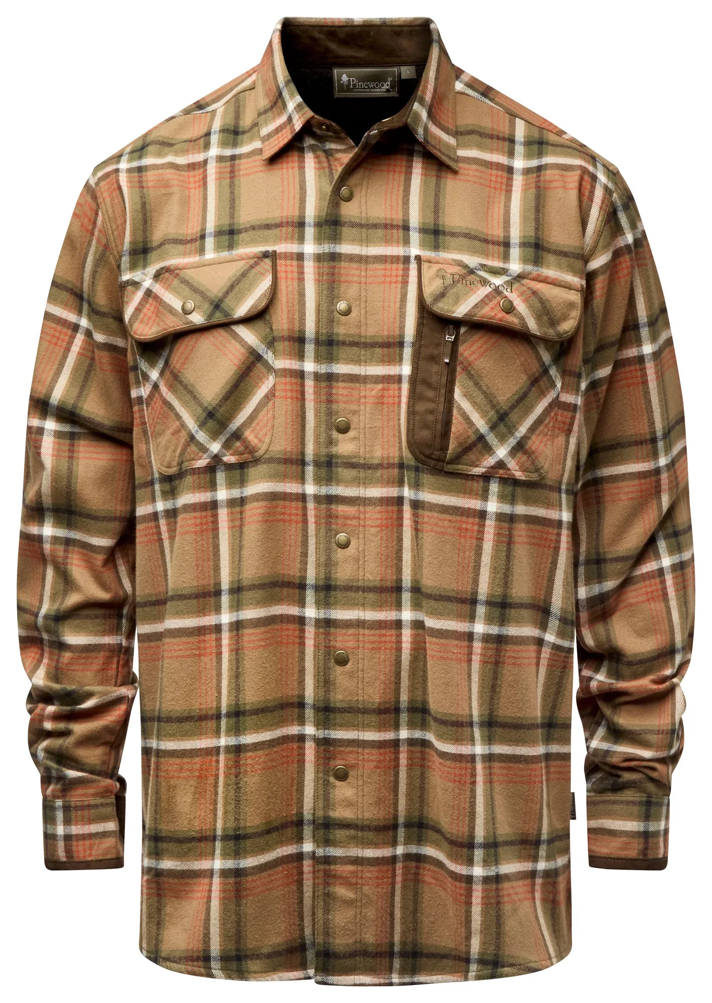 Pinewood® Cornwall Shirt M's – D.Sandstone (277) – 9435
