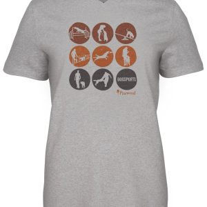 Pinewood® Dog Sports T-shirt W's – L.Grey Mel Activity (468) – 3439
