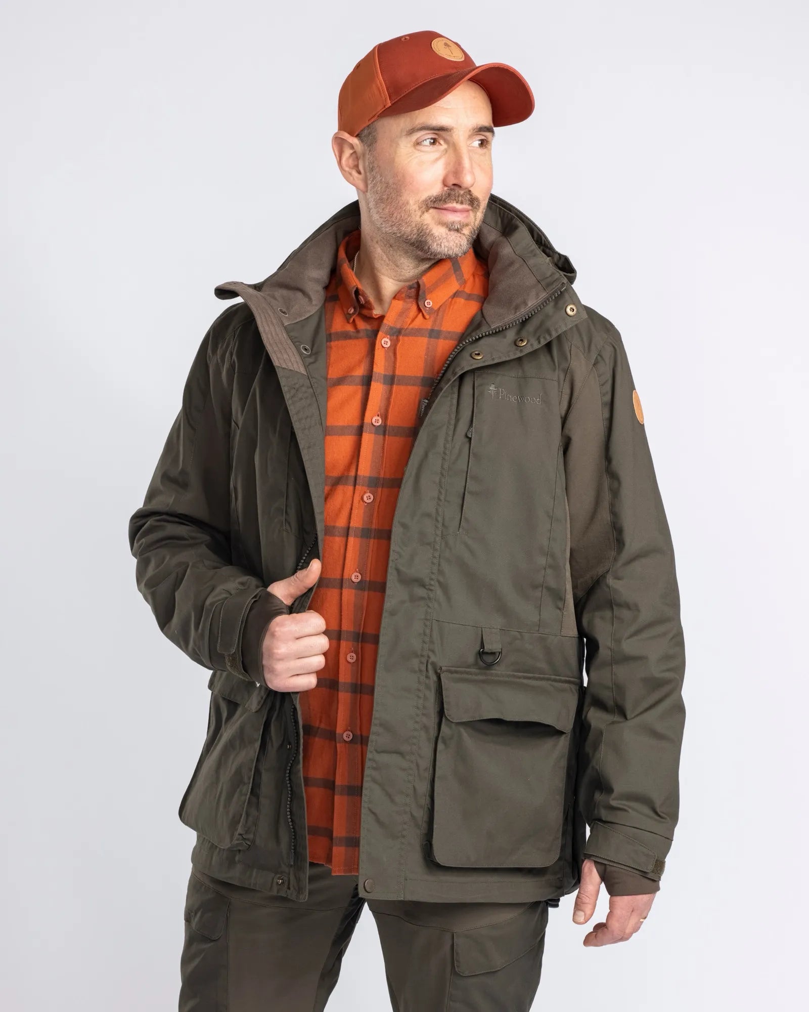 Pinewood® Dog Sports Trainer Jacket M´s – Moss Green (135) – 5280