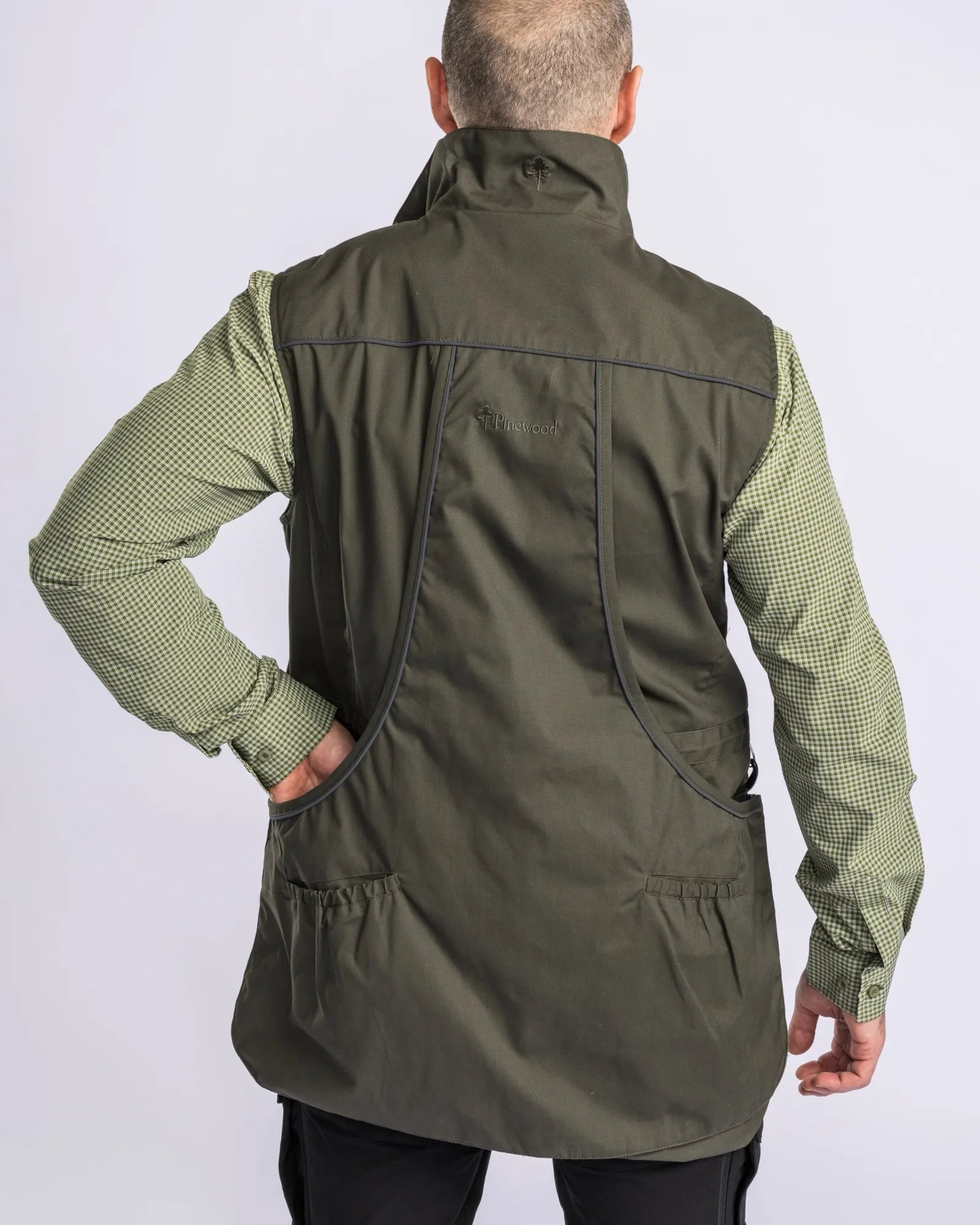 Pinewood® Dog Sports Trainer Vest M´s – Moss Green (135) – 5281