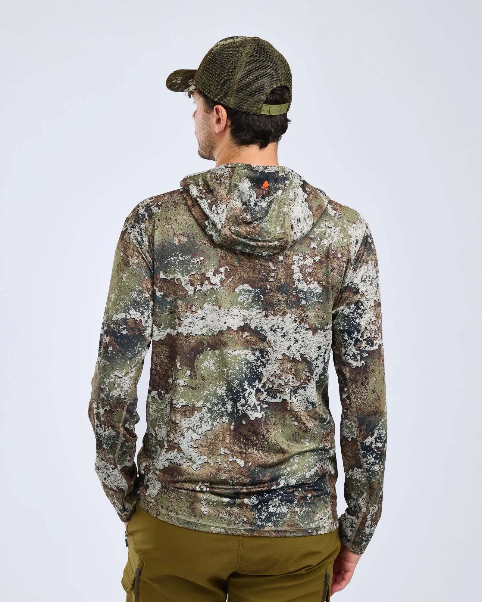 Pinewood® Furudal Camou InsectSafe Hoodie M's – Strata (969) – 5348