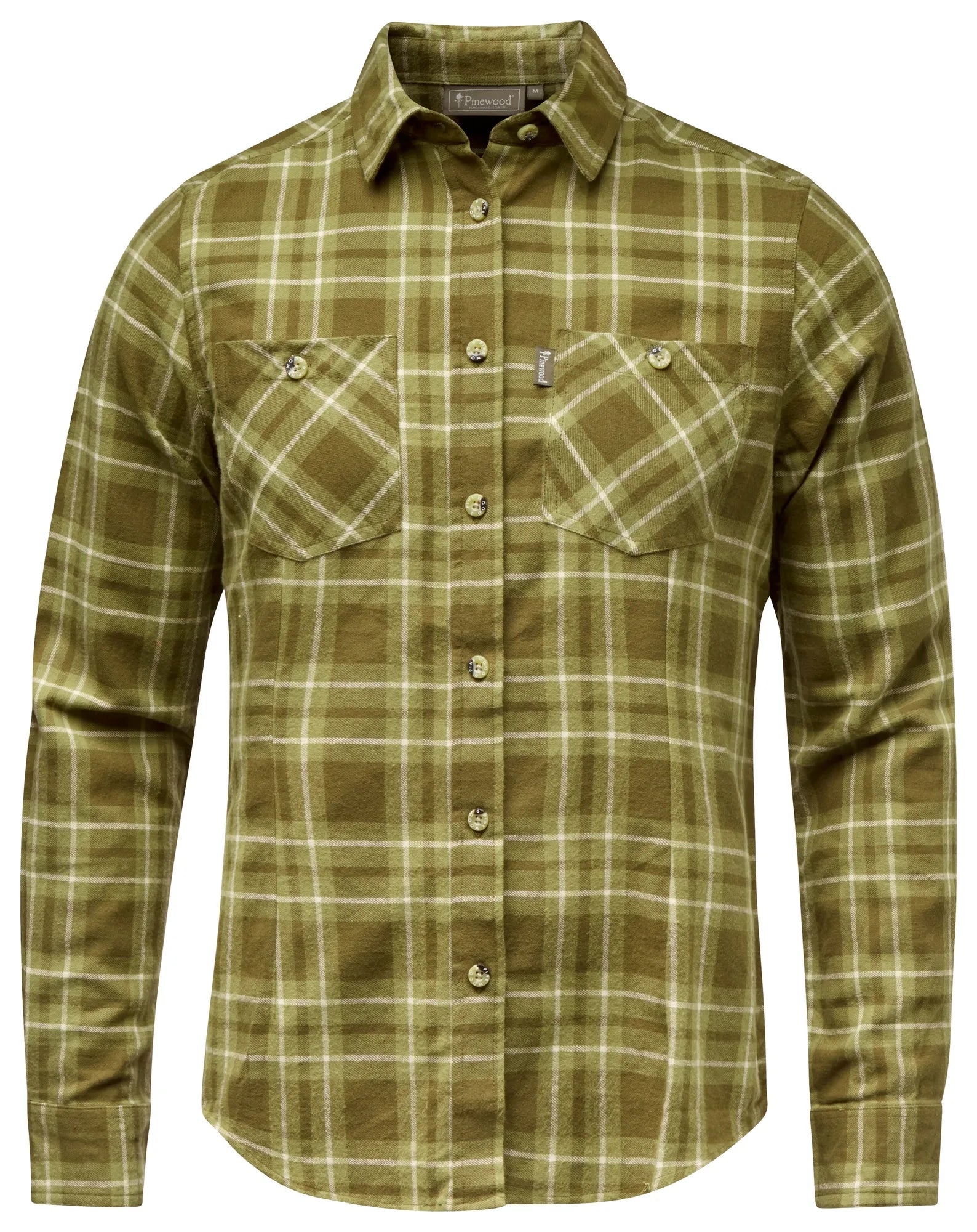 Pinewood® Härjedalen Shirt W's – Olive Green (770) – 9327