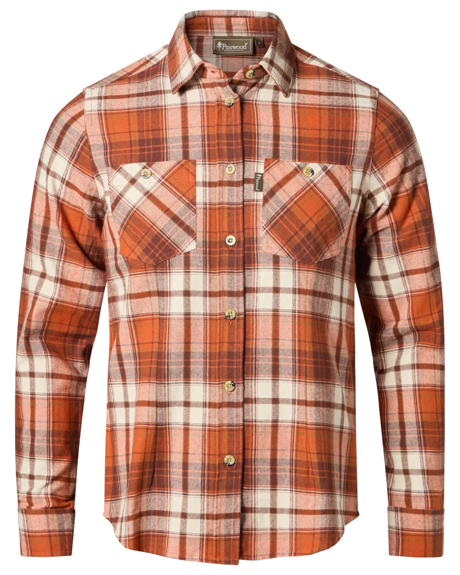 Pinewood® Härjedalen Shirt W's – Terracotta/Brown (809) – 9327