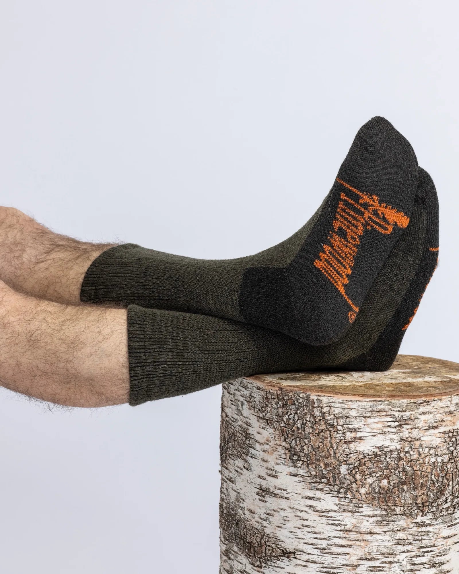 Pinewood® Hunters Terry Wool Sock – Green/D.Green (104) – 1172