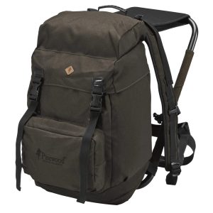 Pinewood® Hunting Chair Backpack – Suede Brown (241) – 9613